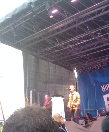 Ted Leo @ Pier 54 (from Twitpic)