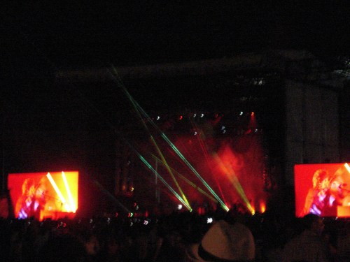 Coldplay w/ crazy laser beams @ All Points West 2009